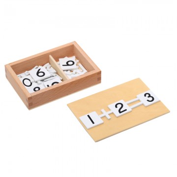 Boite Montessori d'arithmétique en bois