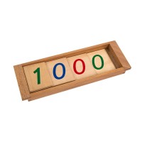 Grands symboles en bois 1-9000