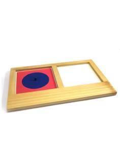 Plateau Montessori pour formes à dessin