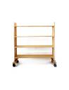 Meuble Montessori pour rangement formes à dessin