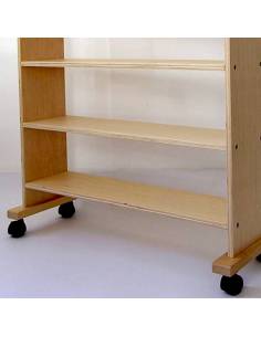 Meuble Montessori pour rangement formes à dessin 2