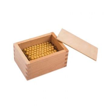 45 barres de 10 perles dorées avec boîte