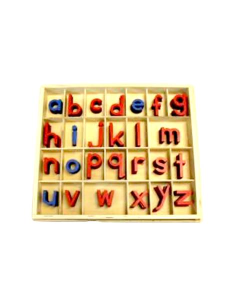 Lettres script Montessori – manipulation et construction de mots
