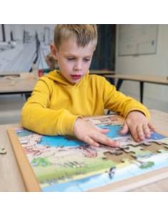 4 scènes illustrées pour apprendre le vocabulaire des milieux naturels 2