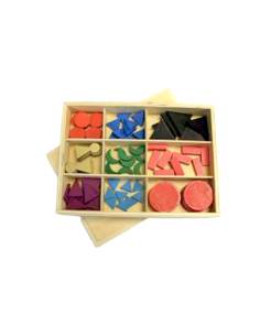 plateau Montessori avec symboles grammaticaux en bois 2