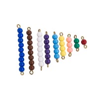 Escalier de perles colorées 1-9