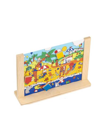 Support visuel stimulant pour favoriser les échanges entre enfants