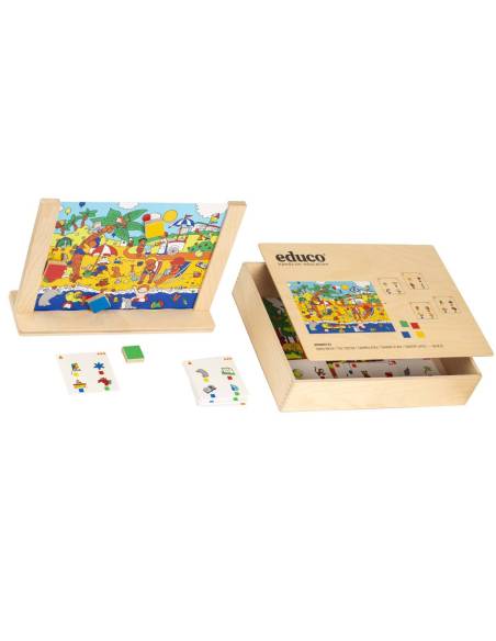 Support visuel stimulant pour favoriser les échanges entre enfants