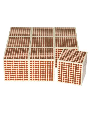 Manipulation des grands nombres avec les cubes des milliers