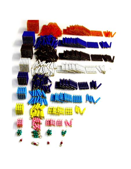 matériel Montessori complet des perles