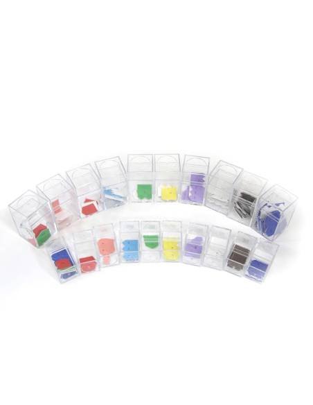 Flèches plastifiées pour visualiser les quantités sur chaînes de perles