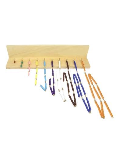 support mural Montessori pour chaînes courtes