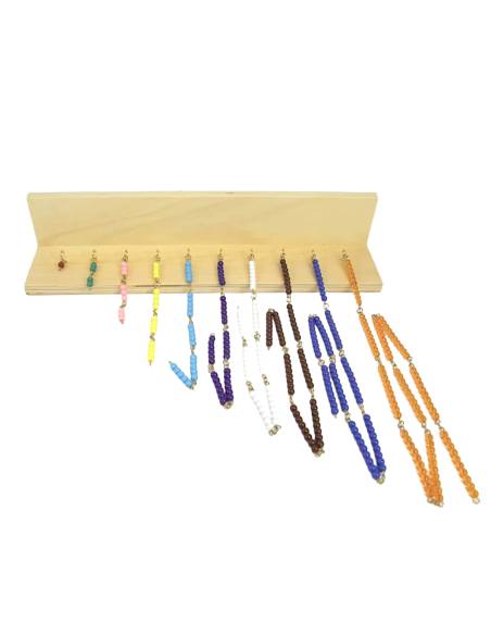 support mural Montessori pour chaînes courtes