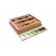 3ème boîte de tablettes de couleur en bois