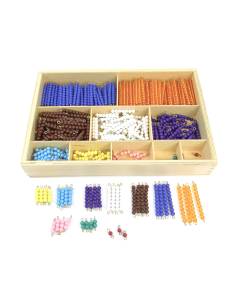Boîte de perles Montessori pour unités et dizaines