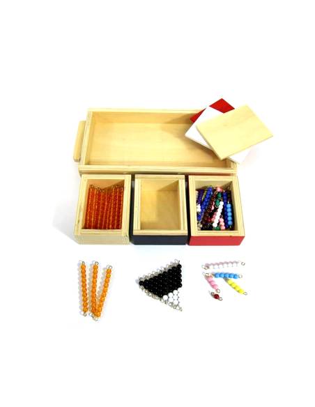 Serpent de l’addition Montessori pour apprendre à additionner