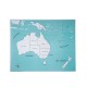 Carte de contrôle pour le puzzle de l'Australie