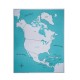 Précommande : Carte de contrôle pour le puzzle de l'Amérique du Nord et centrale