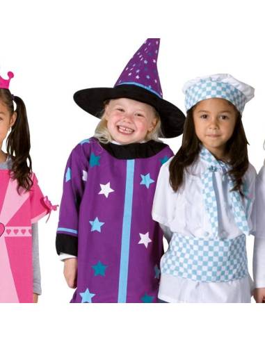 Ensemble coloré de 4 costumes ludiques
