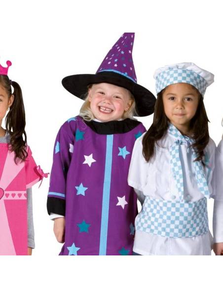 Ensemble coloré de 4 costumes ludiques