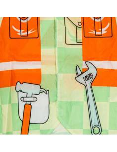 Costume de constructeur pour enfants, idéal pour le jeu d’imitation et la découverte des métiers 2