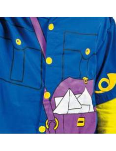 Déguisement de facteur pour enfant de 3 à 6 ans avec casquette – jeu de rôle éducatif 2