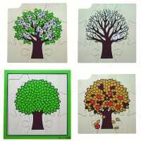 Puzzle "4 saisons de l'arbre"