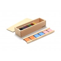 2ème boîte de tablettes de couleur en bois