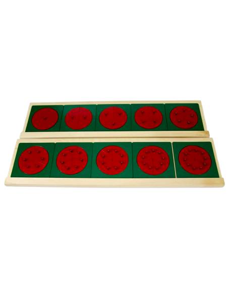 Cercles des fractions métalliques avec supports