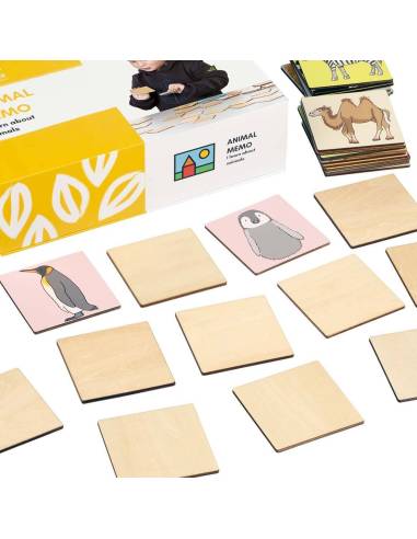 Jeu de mémoire éducatif pour enrichir le vocabulaire et développer la concentration