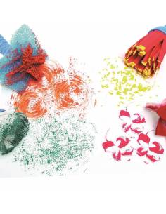 Set de pinceaux créatifs aux textures variées pour enfants 2