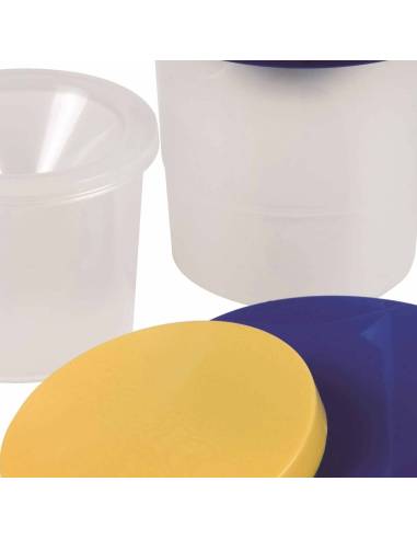 Pot à peinture sécurisé 320 ml avec couvercle anti-débordement