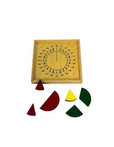Support Montessori pour tracer figures et symétries