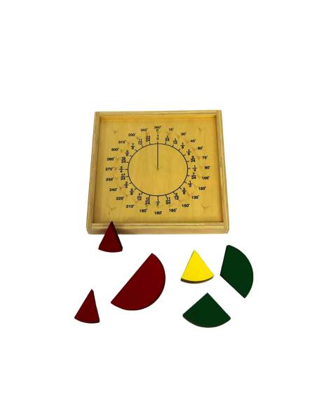 Support Montessori pour tracer figures et symétries