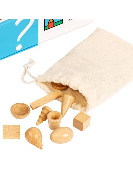 Loto sensoriel – jeu tactile en bois pour éveiller les sens