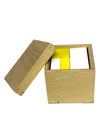 Cube de la puissance 2 Montessori en bois pour introduire l’algèbre