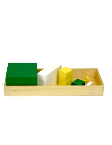 Cube de la puissance 3 pour découvrir (a + b)³ de manière sensorielle