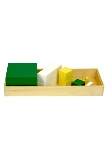 Cube de la puissance 3 pour découvrir (a + b)³ de manière sensorielle