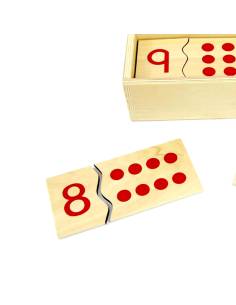 Puzzle Montessori des chiffres de 1 à 10 2
