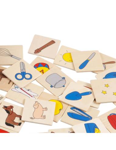 Un jeu éducatif pour classer, observer et enrichir le vocabulaire grâce aux cartes images