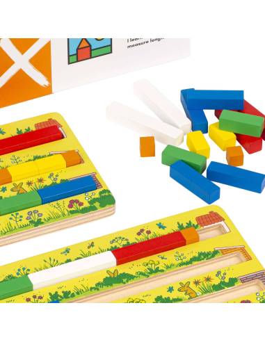 Jeu de la route avec réglettes de calcul – Mesures et logique mathématique