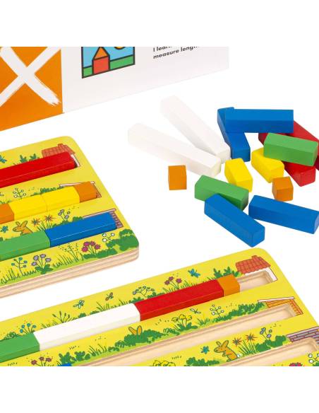 Jeu de la route avec réglettes de calcul – Mesures et logique mathématique