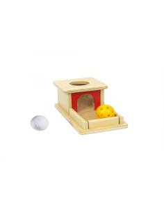 boîte Montessori permanence de l’objet en bois pour bébé 2