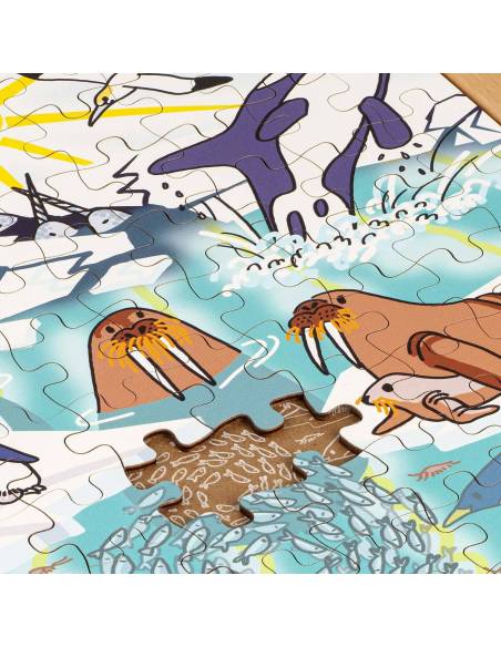 Puzzle nature et climat – Réchauffement climatique (100 pièces)