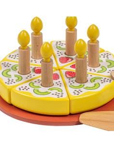 Gâteau d’anniversaire en bois pour enfants 2