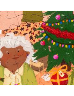 Puzzle en bois éducatif sur Noël 2