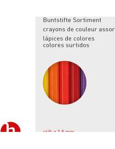 Set de 12 crayons de couleur hexagonaux 2