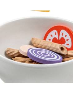 Ensemble de jeu en bois et feutrine pour préparer des pâtes 2