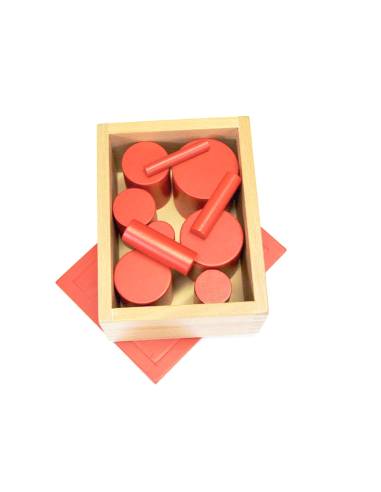 Cylindres de couleurs Montessori – développer vue, logique et motricité