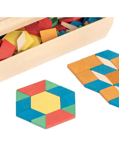 Des formes colorées et écologiques pour apprendre en jouant et développer la créativité